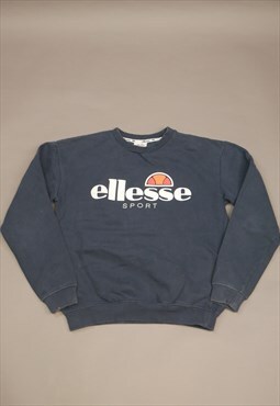 Vintage Ellesse Sweatshirt in Blue with Logo