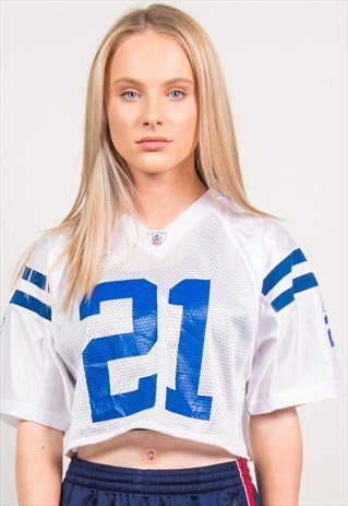 NFL CROPPED JERSEY SPORTS TOP INDIANAPOLIS COLTS