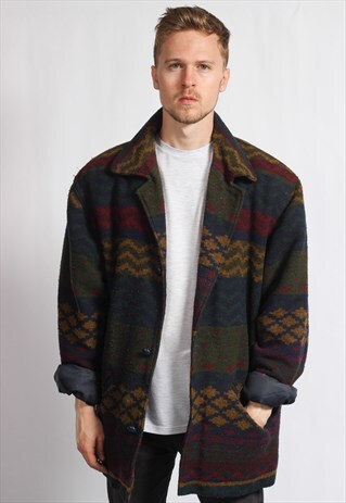 VINTAGE AZTEC FESTIVAL JACKET