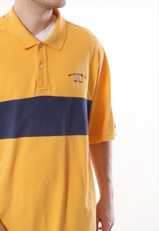 RARE VINTAGE POLO RALPH LAUREN T-SHIRT OVERSIZED LOGO 12688