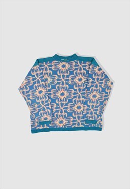 Vintage 90s O'Neill Embroidered Logo Pattern Sweatshirt
