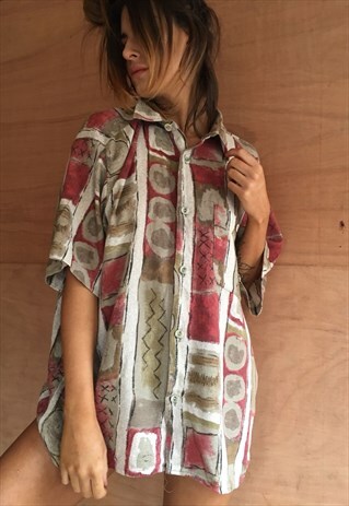 OVERSIZED RETRO 90S 80S VINTAGE UNISEX FESTIVAL SHIRT