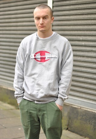 VINTAGE CHAMPION LOGO SWEATER
