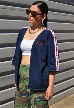 Y2K Kappa reworked track jacket cover up kimono