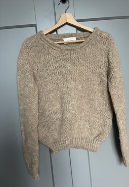 Vintage Beige Wool Jumper