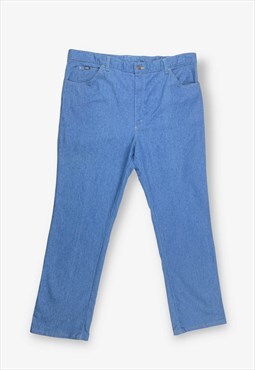 Vintage lee thin denim jeans mid blue w44 l32 BV17406