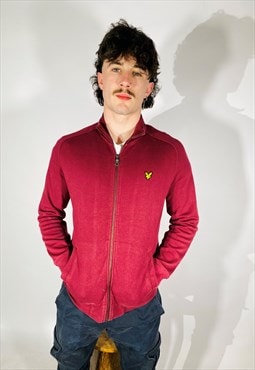 Vintage Size S Lyle and Scott Jacket In Maroon