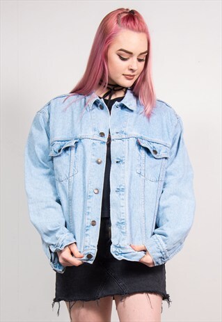 90'S LEVI'S LIGHT BLUE DENIM JACKET