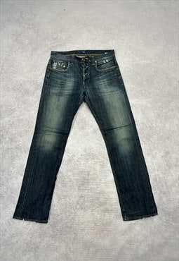 G-Star Raw Jeans Y2K Jeans with Logo Patches W34 x L34