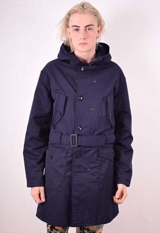 MENS VINTAGE JACKET LARGE BLUE 90S