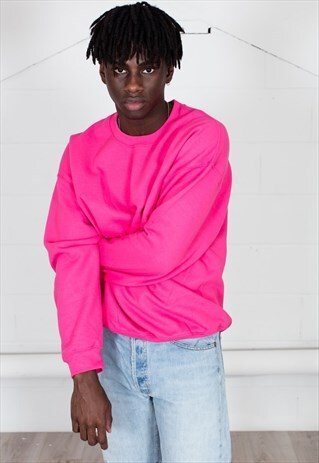 COSMIC SAINT MENS HELICONIA PINK SWEATSHIRT