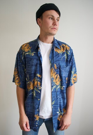 VINTAGE 90'S FLOWERY SHIRT
