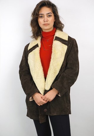 VINTAGE 90'S SHERLING COAT