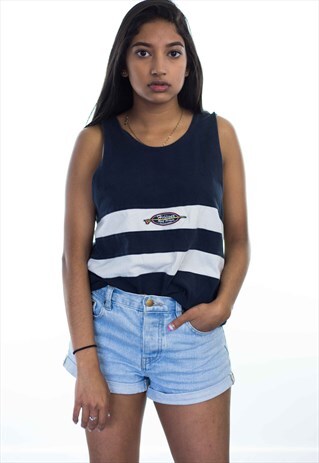 VINTAGE TOMMY HILFIGER LOGO SLEEVELESS T-SHIRT 90S L 5.8