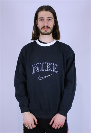 NIKE VINTAGE SWEASHIRT BIG LOGO RARE