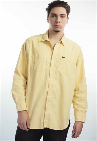 VINTAGE POLO RALPH LAUREN LOGO FLANNEL SHIRT 90S L 12.9