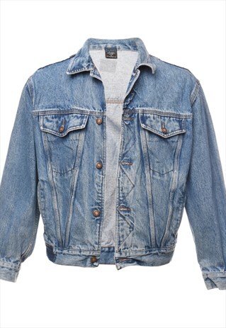 Vintage Classic Medium Wash Denim Jacket - L
