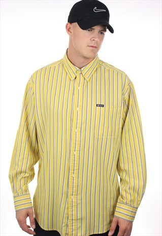 VINTAGE CHAPS RALPH LAUREN STRIPED LONG SLEEVE SHIRT