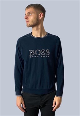 Hugo Boss Navy & Silver Sweater