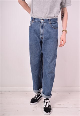 LEVI'S 550 MENS VINTAGE JEANS W36 L32 BLUE 90S