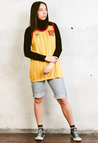 VINTAGE 80S OVERSIZED SPORTS TOP