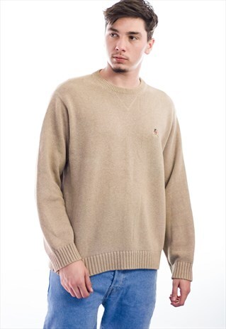 VINTAGE TOMMY HILFIGER LOGO SWEATER JUMPER 90S L 26.3