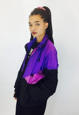 VINTAGE FESTIVAL 80S RAVE WINDBREAKER JACKET