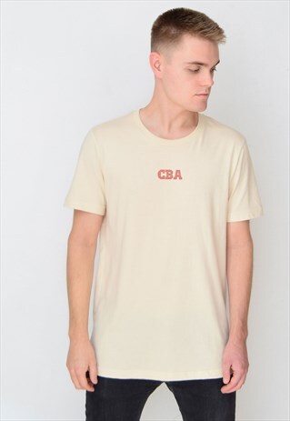 BEIGE CBA (RED) T-SHIRT