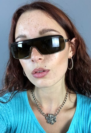 VINTAGE 90S Y2K DESIGNER BURBERRY SUNGLASSES HALLOWEEN
