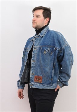 Union Made 70's Stonewashed Cotton Denim Jacket Trucker USA
