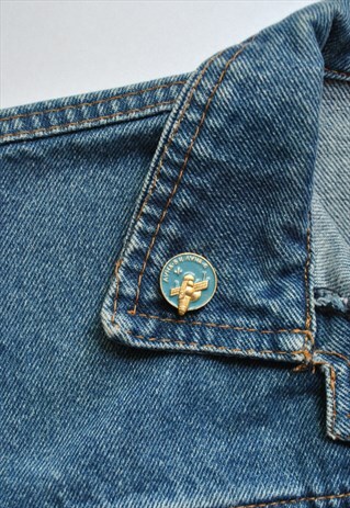 VINTAGE MOON SPACESHIP 80S SOVIET PIN