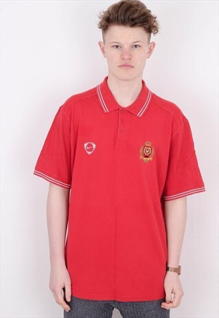 VINTAGE NIKE POLO T SHIRT BTN73