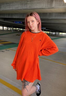 Vintage 90s Ralph Lauren Oversized Sweatshirt Dress