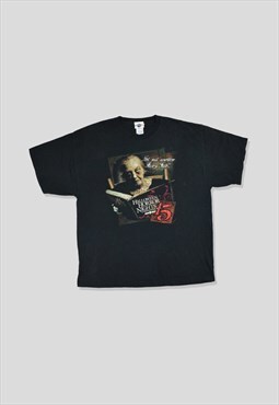 Vintage 00s Universal Studios Graphic Print T-Shirt in Black
