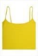 VINTAGE Y2K CAMI TOP YELLOW MEDIUM