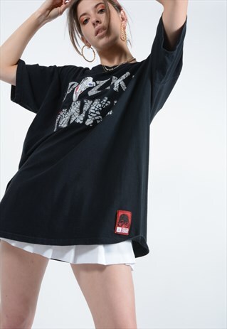 VINTAGE JORDAN T-SHIRT BLACK WITH LOGO