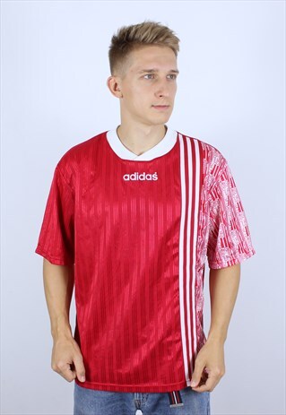 VINTAGE ADIDAS ORIGINALS MENS LOGO T-SHIRT TOP