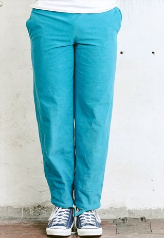 VINTAGE 80S VELVET TRACK PANTS
