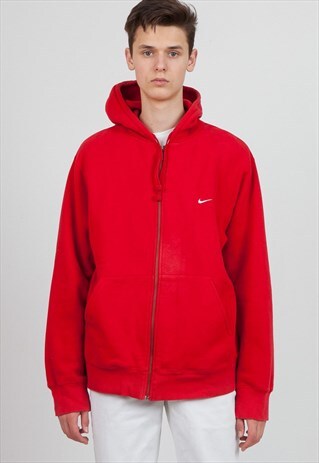 VINTAGE RED NIKE TRACK JACKET