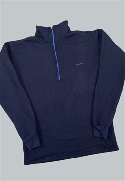 Patagonia Sweatshirt Navy 1/4 Zip Jumper 2991