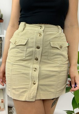 90s/Y2K Moschino Corduroy Mini Skirt