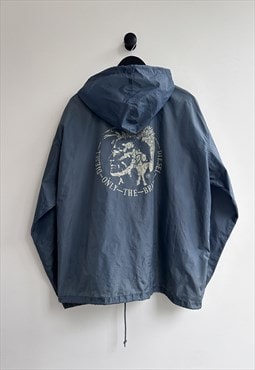 Vintage Diesel Logo Light Jacket Raincoat