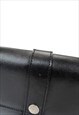 BURBERRY BAG PLAIN BLACK HANDBAG POUCHETTE PURSE Y2K