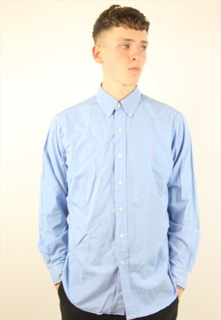 VINTAGE RALPH LAUREN BLUE SHIRT