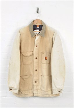 Vintage Workwear Chore Jacket Tan XL