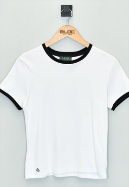 Vintage Women's Ralph Lauren T-Shirt White XXSmall