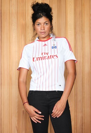 VINTAGE 1990S WHITE ADIDAS FOOTBALL SHIRT
