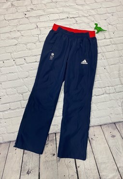 Navy Adidas Olympic 2012 Team GB Joggers Size 10