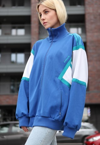 VINTAGE 80'S ADIDAS ORIGINALS TRACKSUIT TOP JACKET