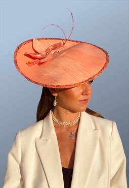 Vintage Loop Disc Wedding Ascot Occasion Fascinator Hat
